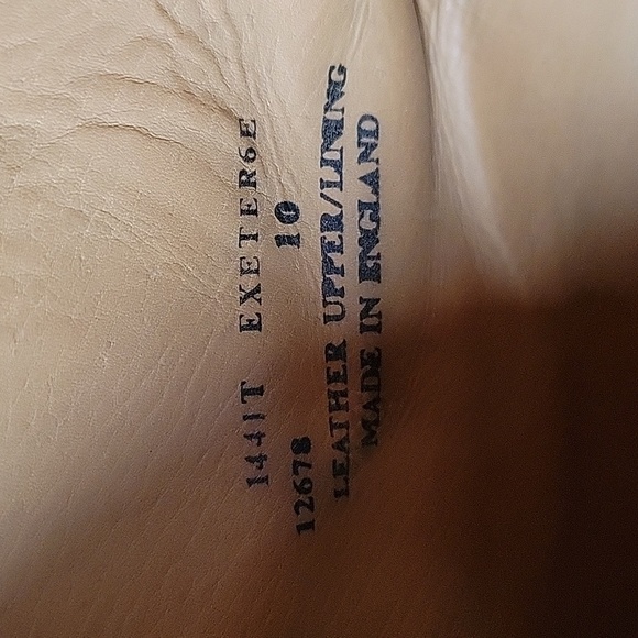 Hitchcock Exeter, EXTRA WIDE black leather chukka, ankle boots, size 10, 6E - Picture 11 of 12